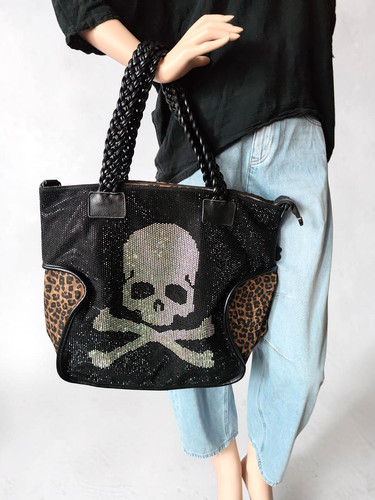 Xxl handtasche totenkopf - xxl-handtasche,