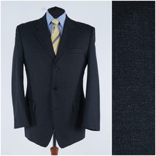Mens Dark Grey Blazer 46R US