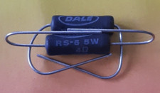 2 x Hochlastwiderstand 4 Ohm 5Watt Drahtwiderstand CAL-R 1% NOS DALE