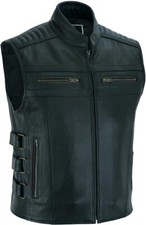 Herren Lederweste Kutte