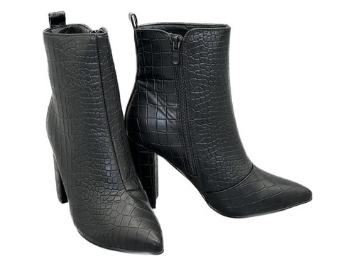 Schwarze damen schuhe kroko - damen,