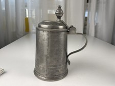 Zinn Sammler Bierkrug 22 cm -