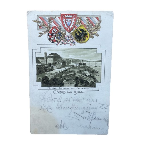 Postkarte kiel schloss - ak,