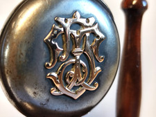 Longines Chronograph, Herrentaschenuhr, Gunmetallgehäuse.Läuft exakt. Cal.19.73N