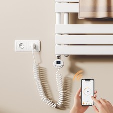 Badheizkörper Thermostat Elektro Heizstab mit App/WLAN-Steuerung 300W-1200W