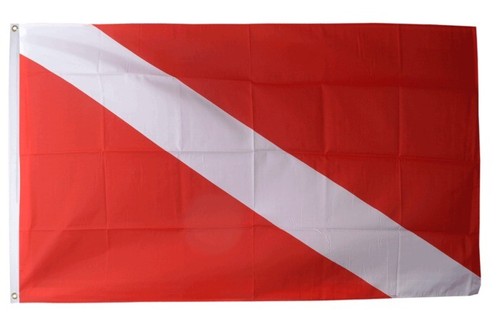 Fahne taucherflagge michigan - fahne,