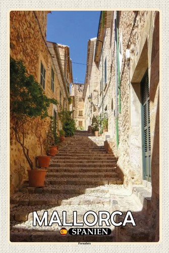 Holzschild 18x12 mallorca - 18x12,