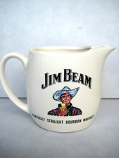 Alter originaler Werbe-Whisky-Bottle-Krug "JIM BEAM WHISKEY" Werbung