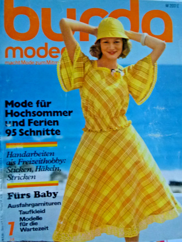 Altes burda modeheft ausgabe - altes,