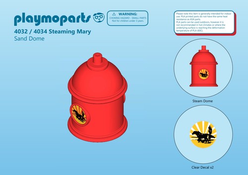 Playmobil steaming mary - playmobil,