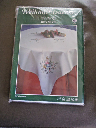 Weihnachtsdecke mitteldecke - weihnachtsdecke,