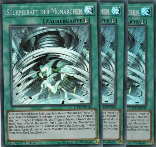 Yugioh sturmkraft der - yugioh, 3x