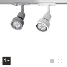 LED GU10 Common Two Stromschienenstrahler für 1 Phasensystem, kompatibel zu SLV 