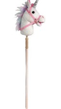 Playful Minds Stick Pony White