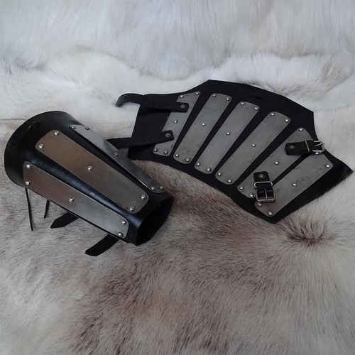Leder stahl platte - leder, &