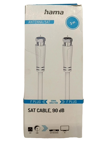 Hama sat kabel 3m weiß - hama, db