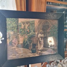 C20 antik farblithographie - antik,,