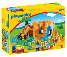 PLAYMOBIL 9377 Affengehege 123 Schaukel Pinguingehege Rutsche 1,5+ Jahre SELTEN