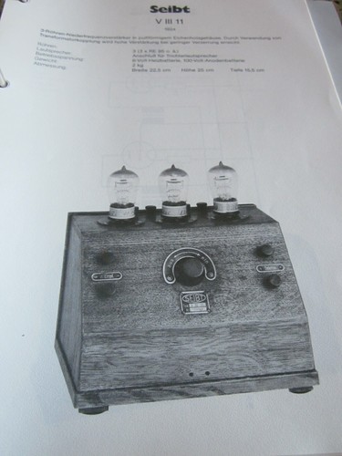 Schaltplan radio seibt viii - ,