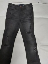 Hollister Jeans Skinny Destroyed Schwarz Gr. W24 L30 (XS)