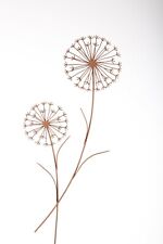 Blume Edelrost Stahl 3D Garten Deko Metall braun