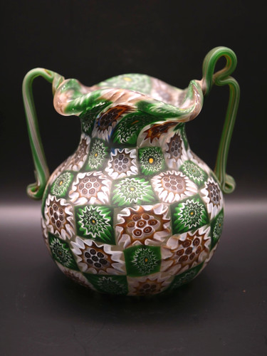 Murano vase millefiori - vase,