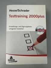 Testtraining 2000plus von Hesse, Jürgen, Schrader, Hans ... | Buch | Zustand gut