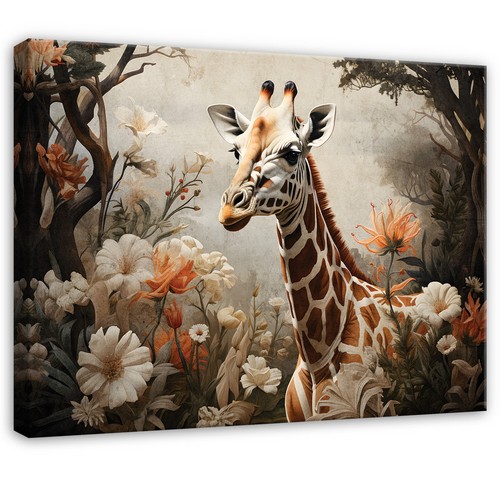 Leinwand kinderzimmer giraffe - leinwand,