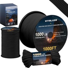 1000Lb Paracord Rope, 4Mm 12