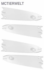 4x Zeckenkarte mit Lupe, Loch