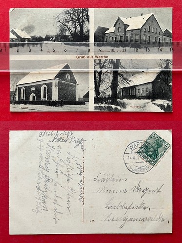 Warthe uckermark bei - ak,