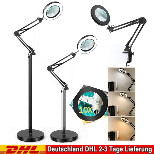 Lupe mit licht und ständer - licht,