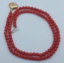 vintage Korallenkette mit