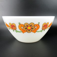 Schott Jeaner Glas Schale 70er Jahre Design Flower Power Hippie Style Glass Bowl