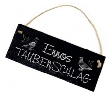 Taubenschlag Schild