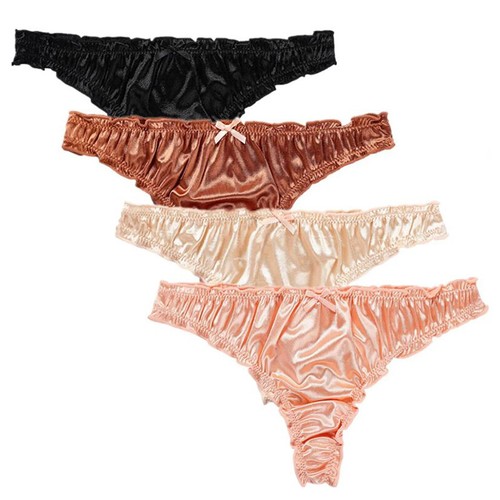 4er pack damen sexy - damen, satin