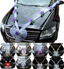 Hochzeit Autodeko Braut Auto Autodekoration Hochzeitsauto Autogirlande Herzen