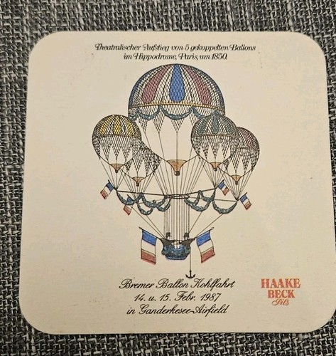 Bierdeckel haake beck - -,
