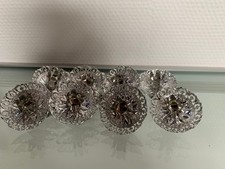 Vintage Baumkerzen Halter Weihnachtsbaum  Kerzenhalter Silber metall