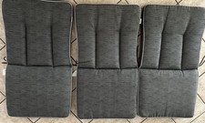 3 Sitzauflagen niedriglehner Anthrazit Neuwertig