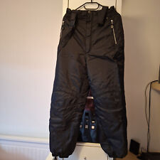 neu- und hochwertige schwarze Skihose Größe 164 von Vittorio Rossi