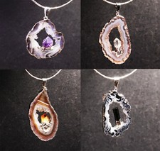 Achat Anhänger Druse Geode