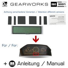 Display Außentemperaturanzeige für MERCEDES W126 Tacho ATA 6-Polig