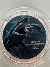 1 Oz Megalodon Koloriertes