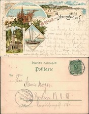 Litho AK Bansin-Heringsdorf