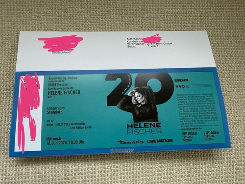 Vip helene fischer - vip, ticket
