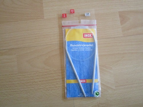 Inox rundstricknadel 60 cm - 2, x