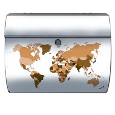 Briefkasten Welt Karte