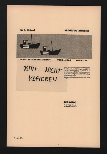 Darmstadt werbung 1961 demag - darmstadt,,