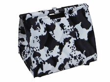 Holzkorb SCHÖSSMETALL JIVE MUCCA Leder Kuhfell Optik Kaminholz Tasche